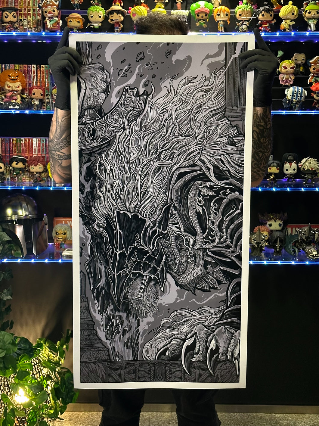 Print Maliketh The Black Blade from Elden Ring LIMITED EDITION